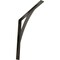 Ekena Millwork Legacy Steel Bracket, Antiqued Warm Silver 2"W x 24"D x 24"H BKTM02X24X24LEAWS - alternate 1